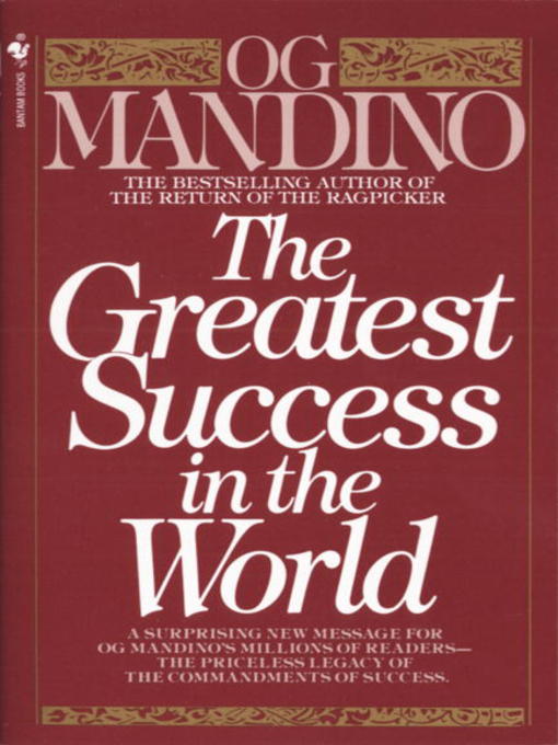 Title details for The Greatest Success in the World by Og Mandino - Available